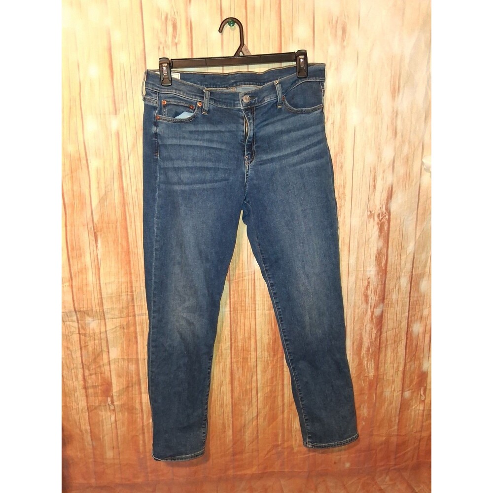 Gap Classic Straight Mid-rise Medium Denim Jeans Sz 16